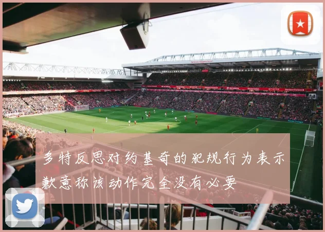 多特反思对约基奇的犯规行为表示歉意称该动作完全没有必要